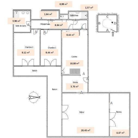  Annonces ST DENIS : Appartement | COURBEVOIE (92400) | 77 m2 | 400 000 &euro; 