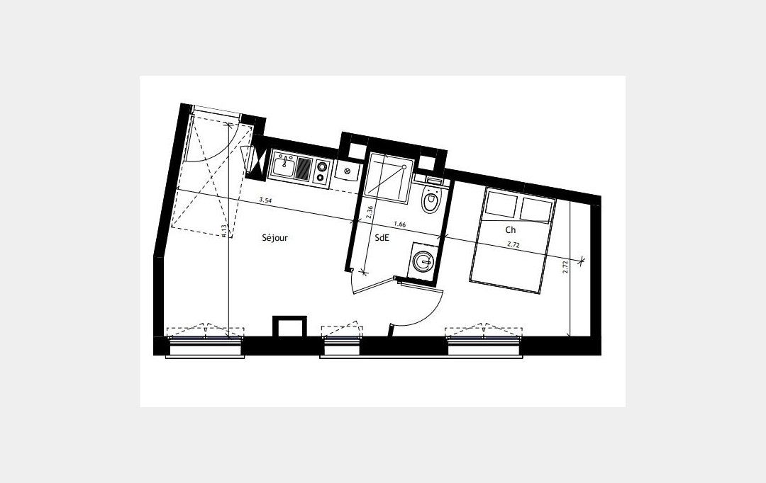 Annonces ST DENIS : Appartement | PARIS (75020) | 27 m2 | 330 000 &euro; 