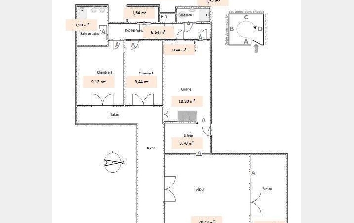 Annonces ST DENIS : Appartement | COURBEVOIE (92400) | 77 m2 | 400 000 &euro; 